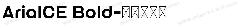 ArialCE Bold字体转换
